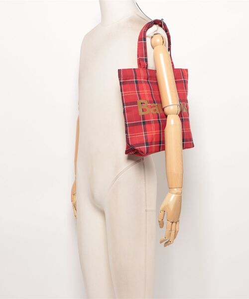 Barbour(バブアー)の「【Barbour】barbour mini telfield tartan tote bag / UBA0764(トートバッグ・メンズ・グリーン系1・FREE)」の5枚目の写真