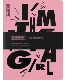 MOLESKINE（モレスキン）の「モレスキン × BLACKPINK カイエジャーナル 無地 XLサイズ(横19cm×縦25cm) SKCAHXL8279S9（手帳/メモ帳）」