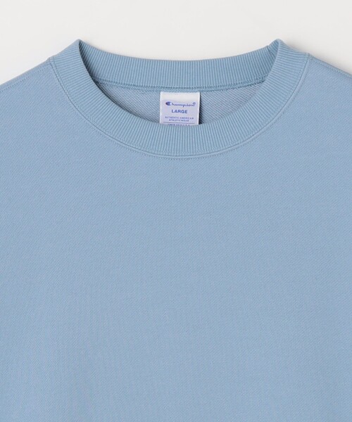 Champion(チャンピオン)の「【SHIPS any別注】Champion: ロゴ刺繍 スピンドル スウェット Tシャツ 26SS◇(Tシャツ/カットソー・メンズ・ナチュラル/ライトブルー/ブラック・X-LARGE/LARGE/MEDIUM)」の21枚目の写真