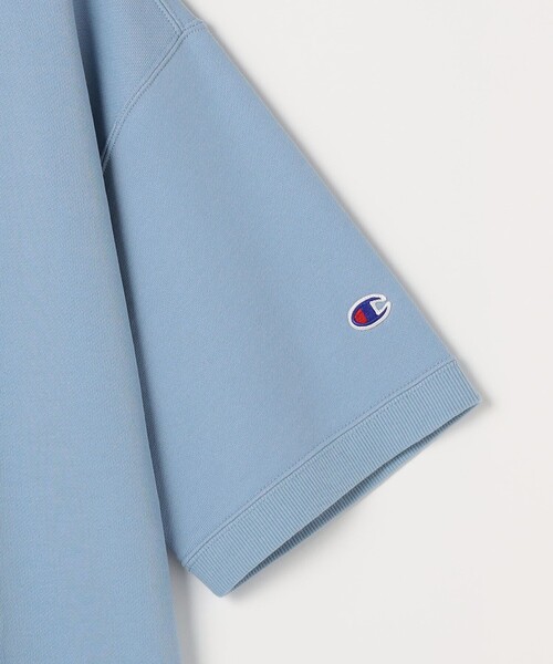 Champion(チャンピオン)の「【SHIPS any別注】Champion: ロゴ刺繍 スピンドル スウェット Tシャツ 26SS◇(Tシャツ/カットソー・メンズ・ナチュラル/ライトブルー/ブラック・X-LARGE/LARGE/MEDIUM)」の22枚目の写真