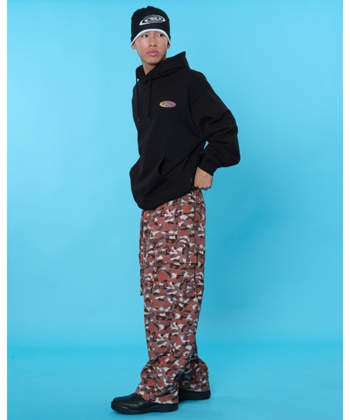 KEBOZ（ケボズ）の「SF SWEAT HOODIE（パーカー・メンズ・オレンジ/ブラック/グレー・L/XL/M/S/2XL）」の6枚目の写真