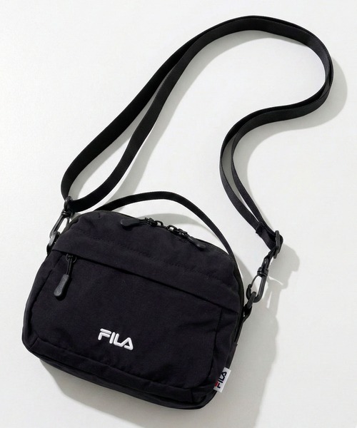 FILA(フィラ)の「FILA/フィラ ショルダーバッグ ハンドバッグ ナイロンバッグ 軽量 肩掛け(ショルダーバッグ・レディース・グレー/ブラック/ベージュ・FREE)」の4枚目の写真