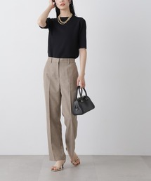 NANO universe | 多機能センタープレスパンツ(セットアップ可)(スラックス)