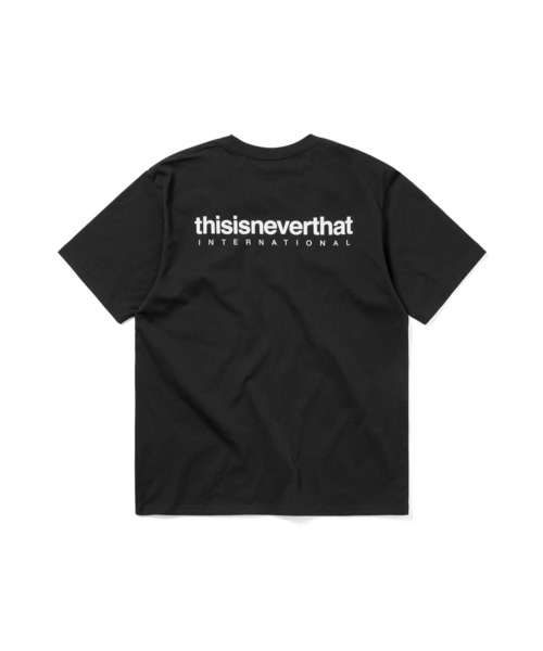 thisisneverthat(ディスイズネバーザット)の「INTL. Logo Tee(Tシャツ/カットソー・メンズ・ブラウン/ホワイト/ダークグレー/ブラック・L/M/S/XL)」の1枚目の写真