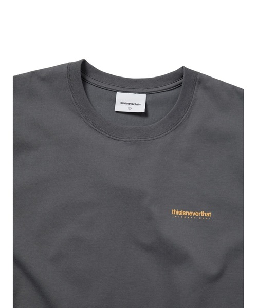 thisisneverthat(ディスイズネバーザット)の「INTL. Logo Tee(Tシャツ/カットソー・メンズ・ブラウン/ホワイト/ダークグレー/ブラック・L/M/S/XL)」の7枚目の写真