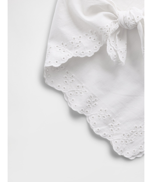 GAP(ギャップ)の「アイレット バンダナスカーフ(バンダナ/スカーフ・レディース・ブルー/オフホワイト/イエロー・ONE SIZE)」の10枚目の写真