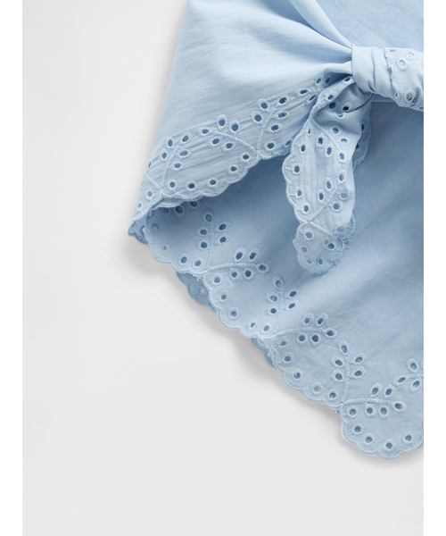 GAP(ギャップ)の「アイレット バンダナスカーフ(バンダナ/スカーフ・レディース・ブルー/オフホワイト/イエロー・ONE SIZE)」の12枚目の写真