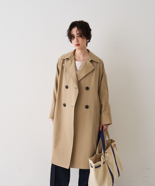 TICCA（ティッカ）の「【TICCA/ティッカ】別注テントトレンチコート（トレンチコート・レディース・ベージュ・フリー）」の2枚目の写真
