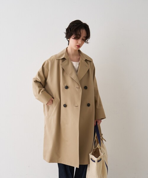 TICCA（ティッカ）の「【TICCA/ティッカ】別注テントトレンチコート（トレンチコート・レディース・ベージュ・フリー）」の3枚目の写真