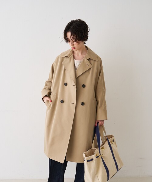 TICCA（ティッカ）の「【TICCA/ティッカ】別注テントトレンチコート（トレンチコート・レディース・ベージュ・フリー）」の4枚目の写真