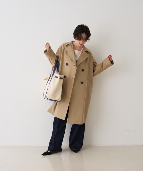 TICCA（ティッカ）の「【TICCA/ティッカ】別注テントトレンチコート（トレンチコート・レディース・ベージュ・フリー）」の12枚目の写真