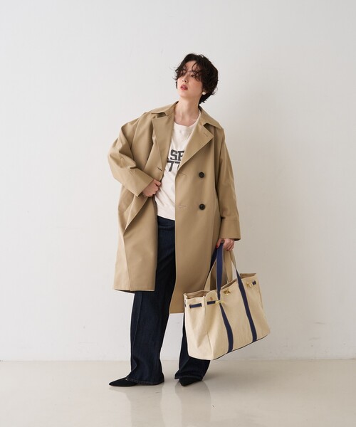 TICCA（ティッカ）の「【TICCA/ティッカ】別注テントトレンチコート（トレンチコート・レディース・ベージュ・フリー）」の13枚目の写真