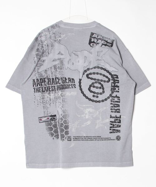 AAPE BY A BATHING APE（エーエイプバイアベイシングエイプ）の「AAPE FANCY MAIN TEE（Tシャツ/カットソー・メンズ・カーキ/ライトグレー・XX-LARGE/LARGE/SMALL/MEDIUM/X-LARGE）」の11枚目の写真