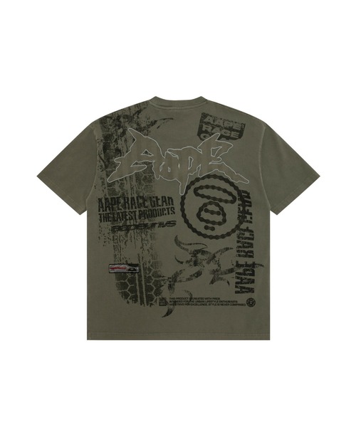 AAPE BY A BATHING APE（エーエイプバイアベイシングエイプ）の「AAPE FANCY MAIN TEE（Tシャツ/カットソー・メンズ・カーキ/ライトグレー・XX-LARGE/LARGE/SMALL/MEDIUM/X-LARGE）」の7枚目の写真