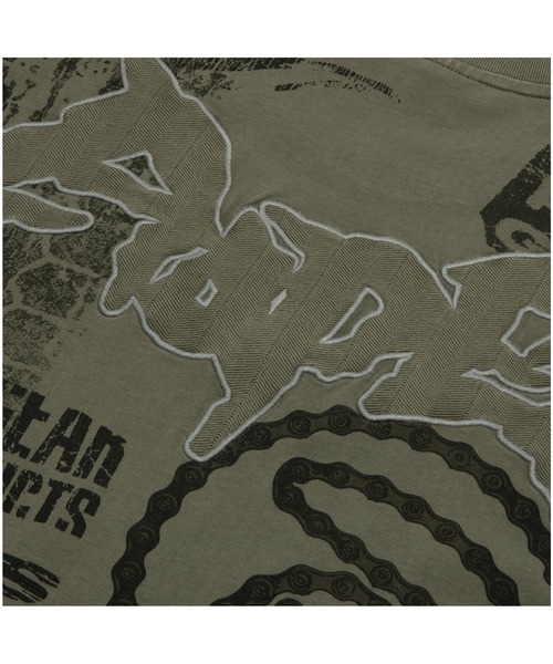 AAPE BY A BATHING APE（エーエイプバイアベイシングエイプ）の「AAPE FANCY MAIN TEE（Tシャツ/カットソー・メンズ・カーキ/ライトグレー・XX-LARGE/LARGE/SMALL/MEDIUM/X-LARGE）」の9枚目の写真