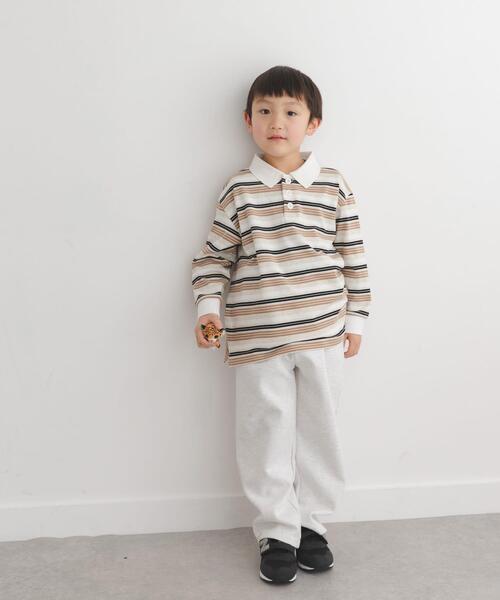 URBAN RESEARCH DOORS（アーバンリサーチドアーズ）の「マルチボーダーラガーシャツ(KIDS)（Tシャツ/カットソー・キッズ・ホワイト系その他/グレー系その他・120/135/105）」の21枚目の写真