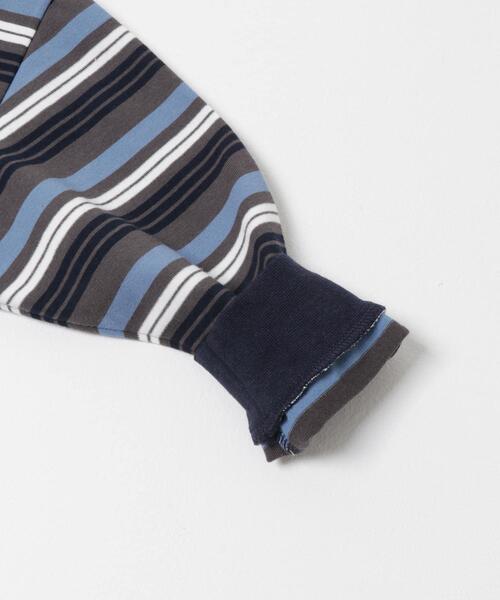 URBAN RESEARCH DOORS（アーバンリサーチドアーズ）の「マルチボーダーラガーシャツ(KIDS)（Tシャツ/カットソー・キッズ・ホワイト系その他/グレー系その他・120/135/105）」の14枚目の写真