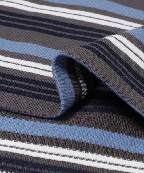 URBAN RESEARCH DOORS（アーバンリサーチドアーズ）の「マルチボーダーラガーシャツ(KIDS)（Tシャツ/カットソー・キッズ・ホワイト系その他/グレー系その他・120/135/105）」の16枚目の写真