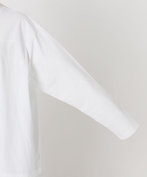 CITYSHOP（シティーショップ）の「[THE MOOD]レースアップロングTシャツ（Tシャツ/カットソー・レディース・ホワイト/ブラック・FREE）」の12枚目の写真