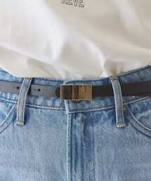 AMERICAN HOLIC | スクエアメタルパーツベルト(ベルト)