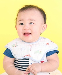 SLAP SLIP BABY | 【お揃い】モチーフ総柄ガーゼスタイベビー(スタイ/よだれかけ)