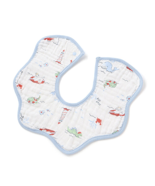 SLAP SLIP BABY（スラップスリップベビー）の「【お揃い】モチーフ総柄ガーゼスタイベビー（スタイ/よだれかけ・キッズ・ピンク系その他/ブルー系その他/ホワイト系その他・FREE）」の6枚目の写真