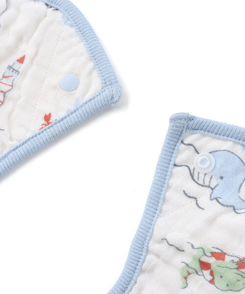 SLAP SLIP BABY（スラップスリップベビー）の「【お揃い】モチーフ総柄ガーゼスタイベビー（スタイ/よだれかけ・キッズ・ピンク系その他/ブルー系その他/ホワイト系その他・FREE）」の7枚目の写真