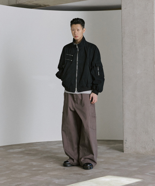 P.IN.O(ピインオ)の「ハイネックフライトジャケット - ブラック(その他アウター・メンズ・その他・MEDIUM/LARGE)」の3枚目の写真