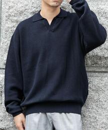 URBAN RESEARCH ROSSO MEN | 『WEB限定』変形カノコスキッパーニットポロ(ニット/セーター)