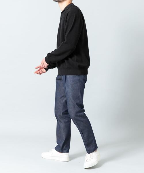 URBAN RESEARCH ROSSO MEN（アーバンリサーチロッソメン）の「『WEB限定』変形カノコスキッパーニットポロ（ニット/セーター・メンズ・ライトグレー/ネイビー/ブラック・LARGE/MEDIUM）」の7枚目の写真