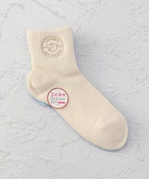 one'sterrace（ワンズテラス）の「CONVERSE パステル異柄刺繍ショート 3P クォーターソックス（ソックス/靴下）」