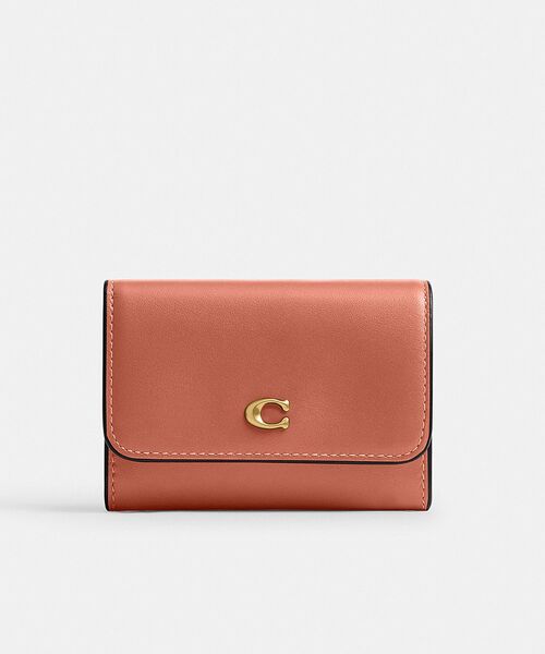 エッセンシャル フラップ カード ケース（ミニ財布）（財布）｜COACH