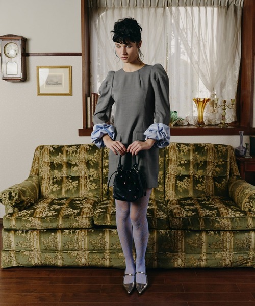 ANDRESD（アンドレスド）の「ビジューバケットバッグ / bijou bucket bag（ハンドバッグ・レディース・ブラック系1・FREE）」の17枚目の写真