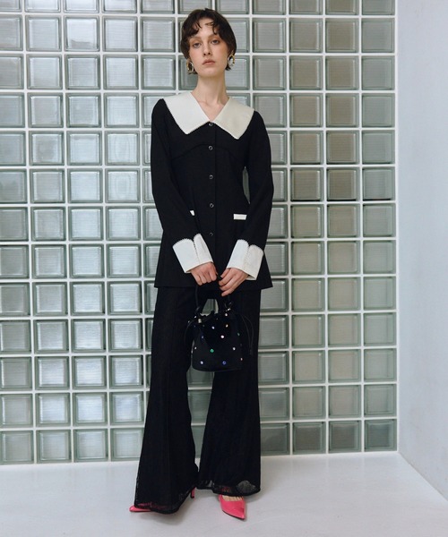 ANDRESD（アンドレスド）の「ビジューバケットバッグ / bijou bucket bag（ハンドバッグ・レディース・ブラック系1・FREE）」の14枚目の写真