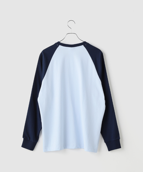 adidas Originals（アディダスオリジナルス）の「adidas originals / アディダス オリジナルス BC LS CALI TEE（Tシャツ/カットソー・メンズ・ネイビー/アイボリー・MEDIUM/LARGE）」の3枚目の写真