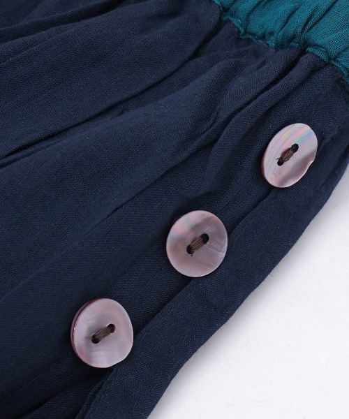 チチカカ（チチカカ）の「ロングバイカラー　パンツスカート（その他パンツ・レディース・ブラック/ネイビー/グリーン・FREE）」の18枚目の写真