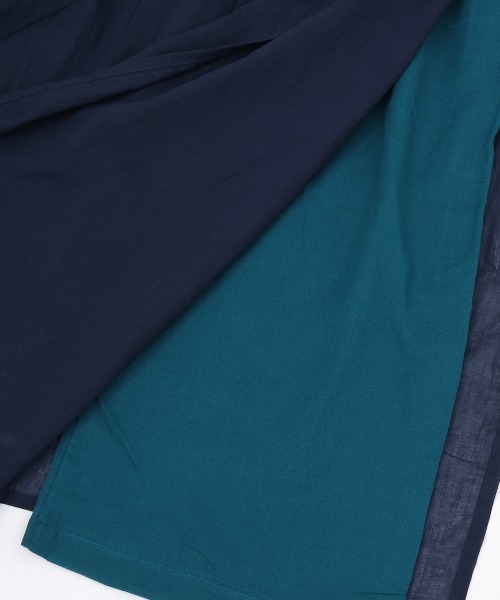チチカカ（チチカカ）の「ロングバイカラー　パンツスカート（その他パンツ・レディース・ブラック/ネイビー/グリーン・FREE）」の19枚目の写真