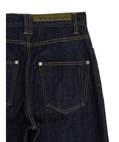 Ameri（アメリ）の「JAPAN MADE CURVE DENIM PANTS（デニムパンツ・レディース・インディゴブルー/ブルー・23inch/26inch/25inch/24inch）」の14枚目の写真