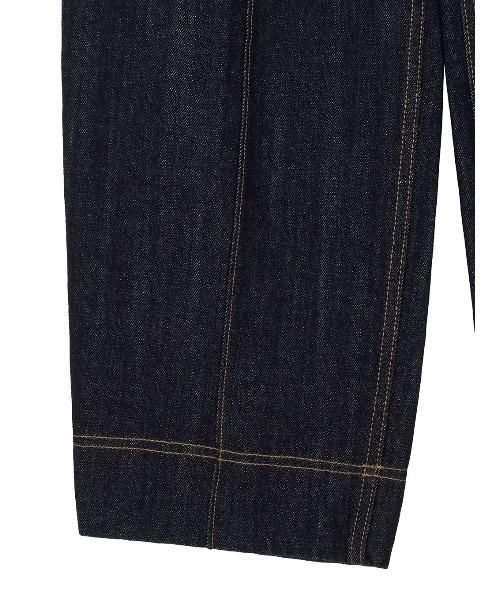 Ameri（アメリ）の「JAPAN MADE CURVE DENIM PANTS（デニムパンツ・レディース・インディゴブルー/ブルー・23inch/26inch/25inch/24inch）」の11枚目の写真