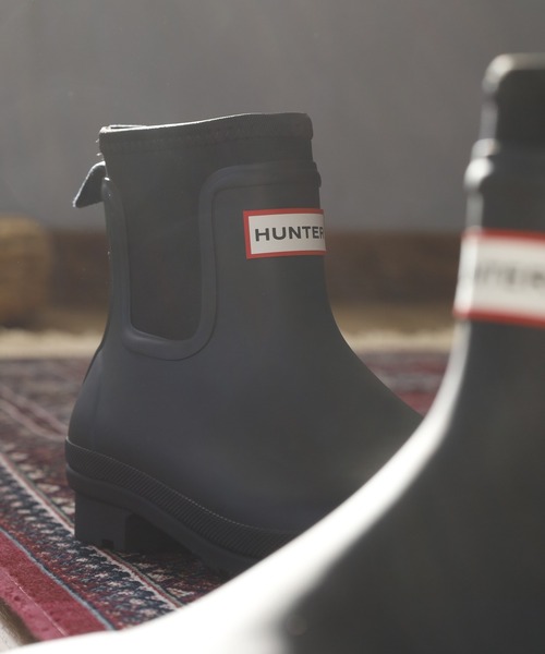 HUNTER(ハンター)の「HUNTER レディース オリジナル ネオプレン チェルシー ブーツ(レインシューズ・レディース・ブラック/カーキ・25cm/23cm/24cm)」の5枚目の写真