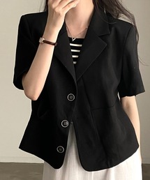 Vipoa（ヴィポア）の「ルーズショートテーラードジャケット（テーラードジャケット）」