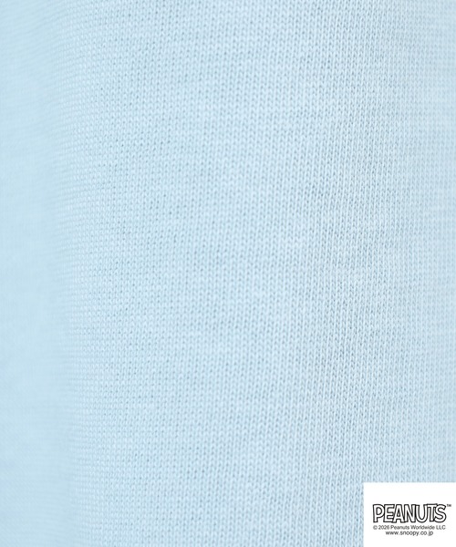 PEANUTS(ピーナッツ)の「PEANUTS コミック柄プリントヘビーウェイトドロップショルダーT(Tシャツ/カットソー・メンズ・オフホワイト/サックスブルー系/ブラック・M/L/LL)」の17枚目の写真