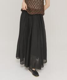 KBF | タックフレアシアースカート(スカート)