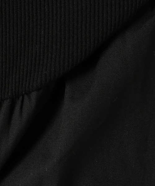 U by SPICK&SPAN（ユーバイスピックアンドスパン）の「リブタンクドッキングワンピース（ワンピース・レディース・ブラウン/ブラック・FREE）」の6枚目の写真