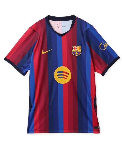 NIKE(ナイキ)の「NIKE FCB M NK DF JSY SS STAD HM / ナイキ FCバルセロナ Dri-FIT ジャージ スタジアム ホーム SS トップ【SP】(ジャージ・メンズ・レッド・M/L/XL/XXL)」の1枚目の写真