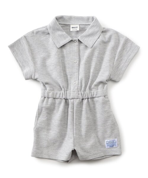 BREEZE(ブリーズ)の「【WEB限定】KUDOZ.B パイルオールインワン(つなぎ/オールインワン・キッズ・グレー/ブラウン・90/100/110/120/130/140)」の2枚目の写真