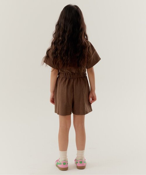 BREEZE(ブリーズ)の「【WEB限定】KUDOZ.B パイルオールインワン(つなぎ/オールインワン・キッズ・グレー/ブラウン・90/100/110/120/130/140)」の11枚目の写真