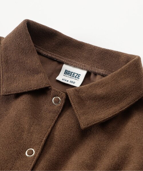 BREEZE(ブリーズ)の「【WEB限定】KUDOZ.B パイルオールインワン(つなぎ/オールインワン・キッズ・グレー/ブラウン・90/100/110/120/130/140)」の9枚目の写真