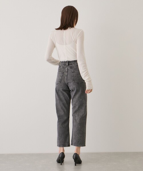 Jayro(ジャイロ)の「デニムストレートパンツ(デニムパンツ・レディース・ブラック系その他/サックスブルー・M)」の11枚目の写真