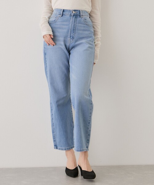 Jayro(ジャイロ)の「デニムストレートパンツ(デニムパンツ・レディース・ブラック系その他/サックスブルー・M)」の13枚目の写真